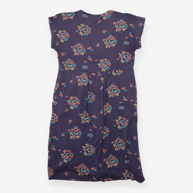 Dress Navy Floral Maternity Nursing
