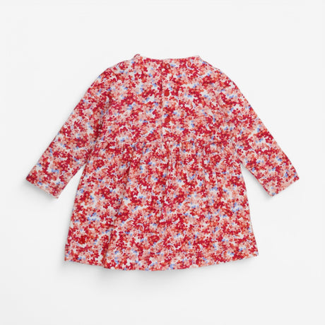 Dress long sleeve pink floral print