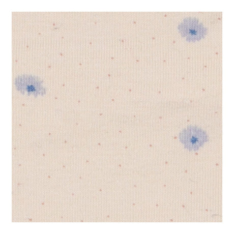 Baby Leggings Cream Blue Flowers