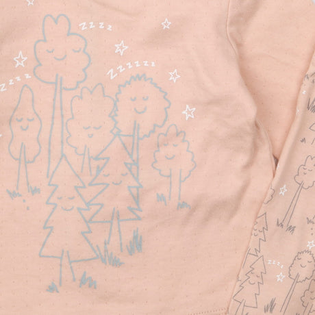 Pyjamas pink with trees 