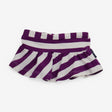 Skirt purple and cream stripe