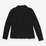 Des Petits Hauts Cotton Polka Dot Blazer