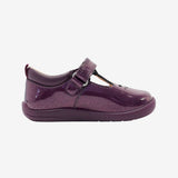 Puzzle blackcurrant glitter first walking shoe