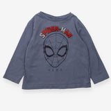Blue Spiderman Long Sleeve - Vertbaudet