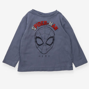 Blue Spiderman Long Sleeve - Vertbaudet
