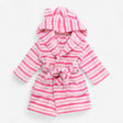 Dressing Gown two Tone Pink Stripe