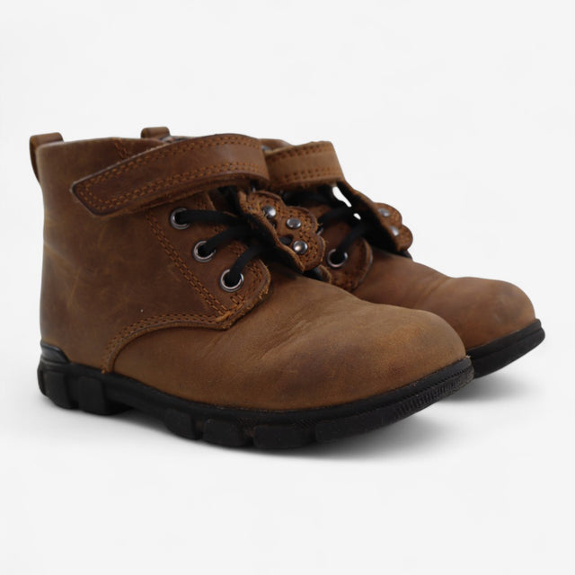 Boots Brown Zip up 