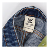 Dark blue straight let jeans W32