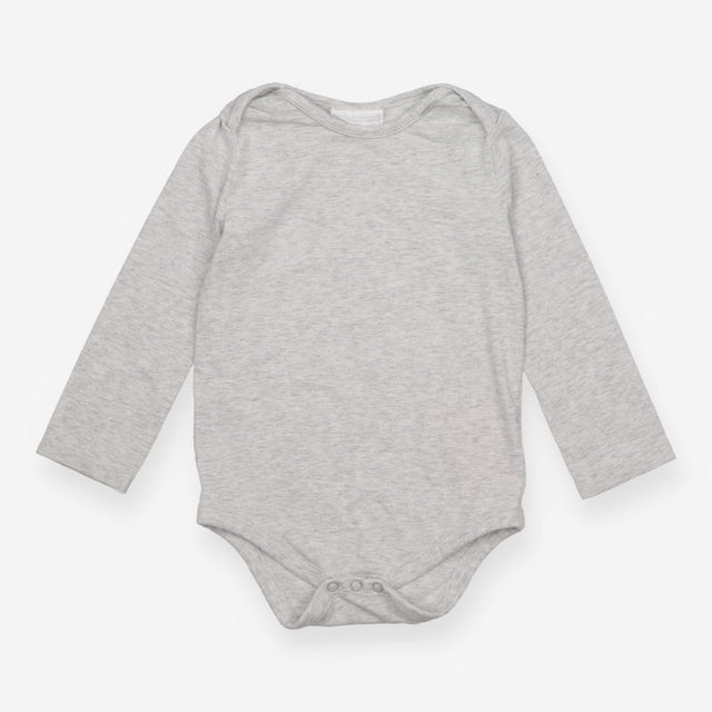 Bodysuit Long Sleeved Grey Sparkle