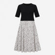 Midi Maternity&Nursing Dress 2-in-1 Layered Animal