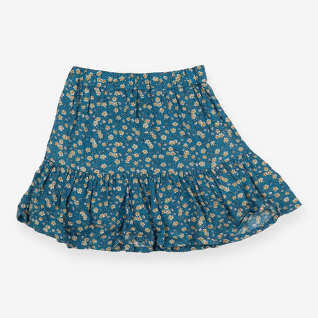 Skirt Teal Tiered Floral