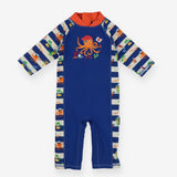 Swimsuit blue pirate octopus 