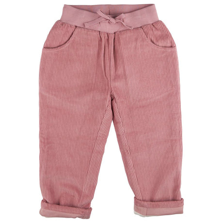 Lined cord trousers, pink