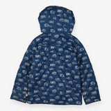 Jacket quilted navy vehicle
