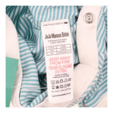 Sleepsuit blue stripe poppers