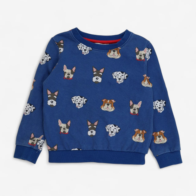 Sweater Jersey Blue with Pups