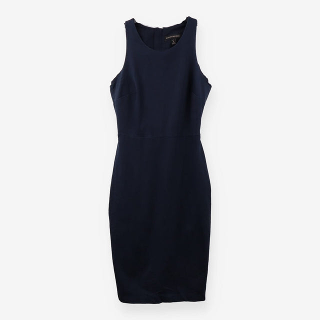 Dark Navy Denim Black Back Racerback Dress