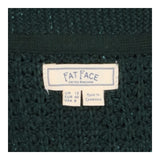 Sadie Longline Edge To Edge Green Knitted Cardigan