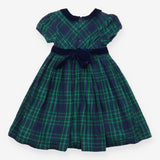 Blue and Green Tartan Dress