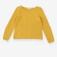 Sweater mustard with button details