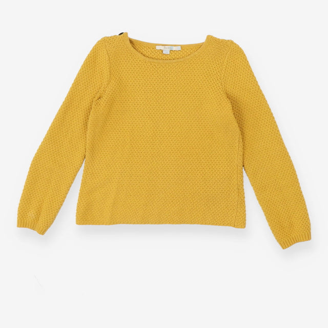 Sweater mustard with button details