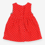 Dress red cord festive robin and deer