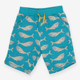 Shorts shark with yellow drawstring
