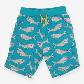 Shorts shark with yellow drawstring