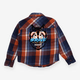 Tartan Shirt with Lion Applique - Desigual 