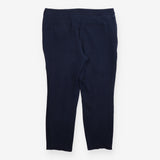 Boden Navy Blue Stretch Cotton Tapered Trousers Si