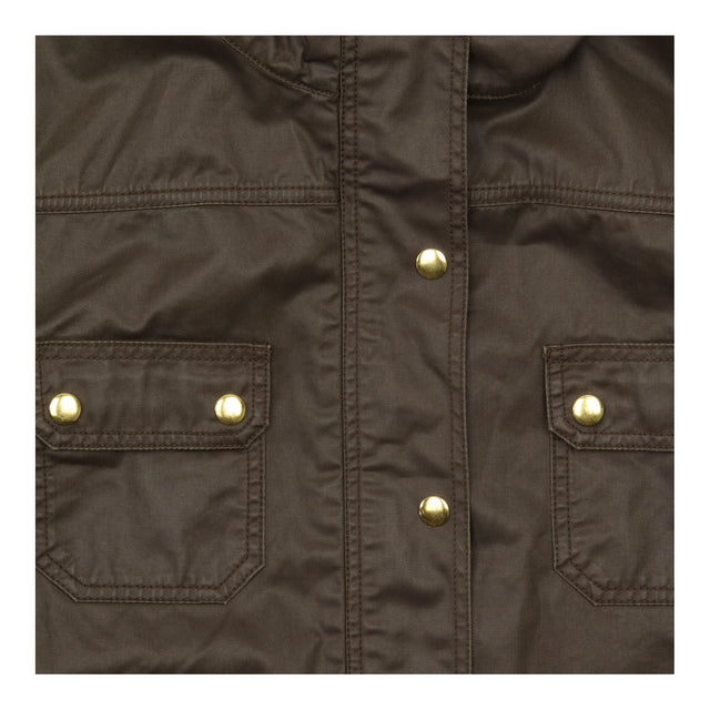 Dark Olive Cotton Utility Field Jacket Multiple Po