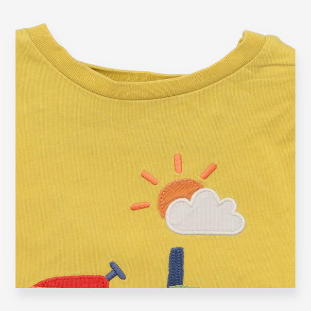 T-shirt yellow tractor