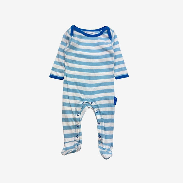 Blue Stripe sleepsuit