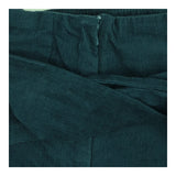 Emily and Fin Dark Teal Corduroy Wide Leg Belted T