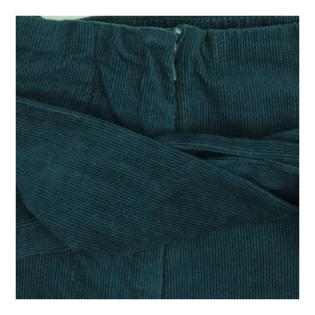 Emily and Fin Dark Teal Corduroy Wide Leg Belted T
