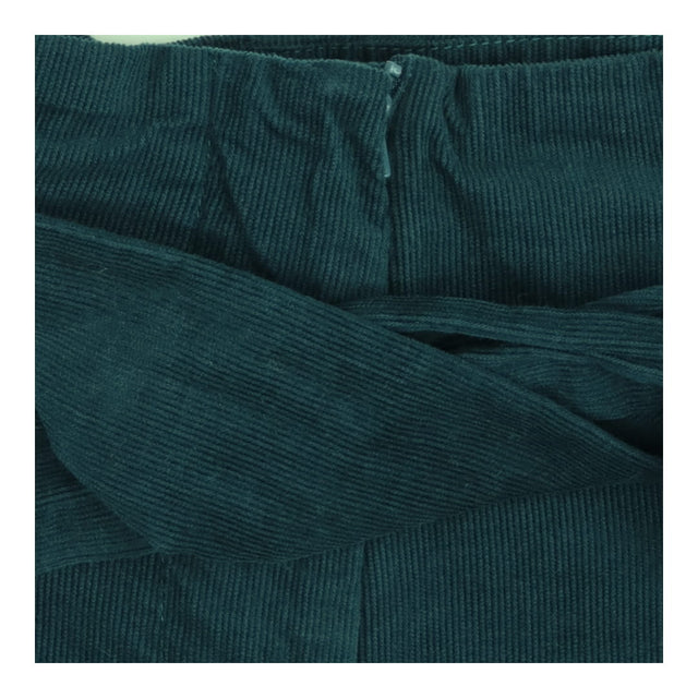 Emily and Fin Dark Teal Corduroy Wide Leg Belted T