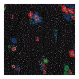 Boho Floral Blouse, Black