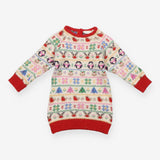 Cream Knit Christmas Dress