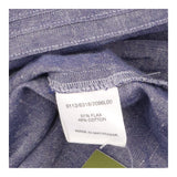 Chambray Blue Linen Cotton Pintuck Pleat Button Do