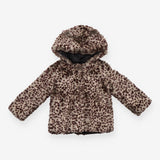 Leopard Print Fluffy Coat