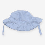 Chambray Sun Hat with Straps