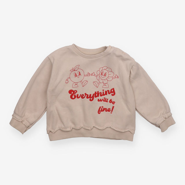 Sweater Oatmeal 'Everything will be fine'