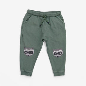Green Racoon Joggers
