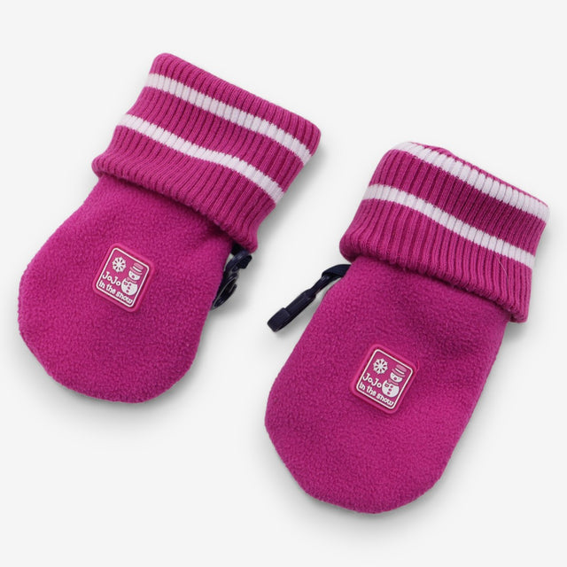 Polar Fleece Mittens with Cuff Pink