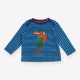 Blue Striped Fox Cub Long Sleeve