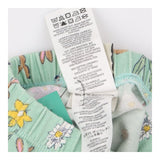 Green Bunny & Flowers Leggings