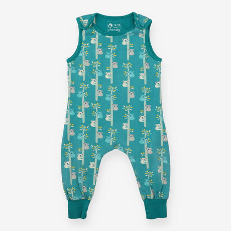 Dungarees jersey green koala