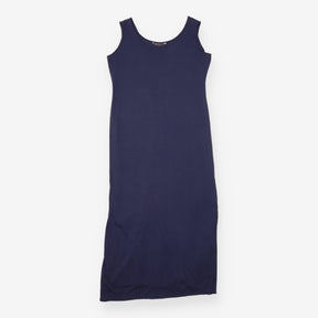 Maxi Dress Navy Sleeveless Petite Jersey