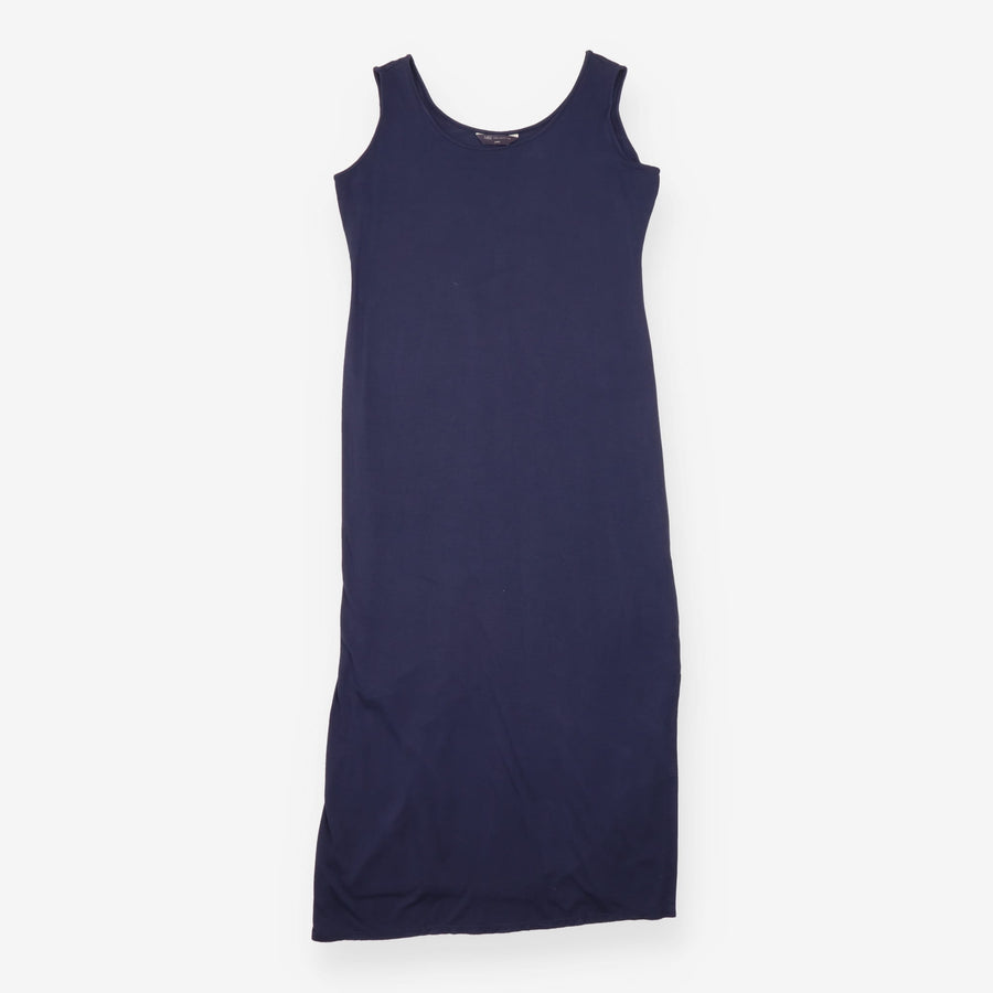 Maxi Dress Navy Sleeveless Petite Jersey