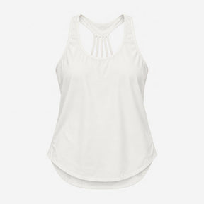 Top Halara Racerback Activewear Sports Tank White 